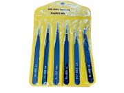 6 Piece Stainless Steel Tweezer Kit (Anti-static)